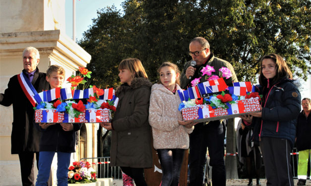 Commémoration de la Grande Guerre par les écoliers de Beauvoisin