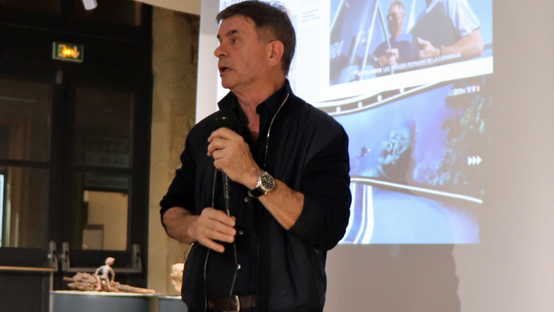 Carte blanche à l’archéologue sous marin, Luc Long : Point d’orgue d’une exposition exceptionnelle