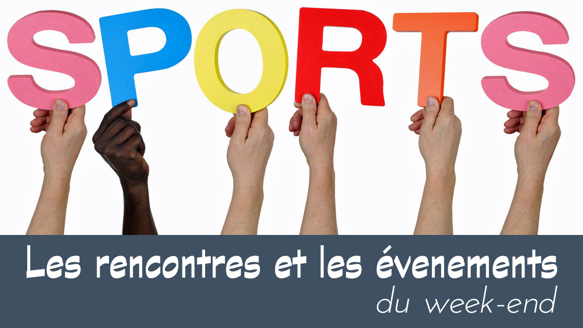 L’agenda sportif du 30 au 31 mars 2019