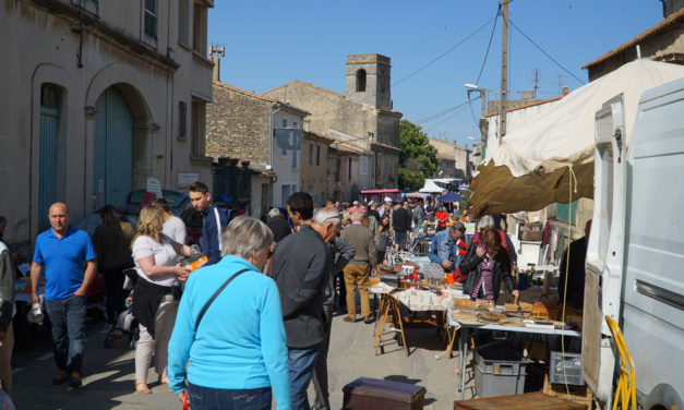 Belle affluence pour le vide-grenier de Beauvoisin