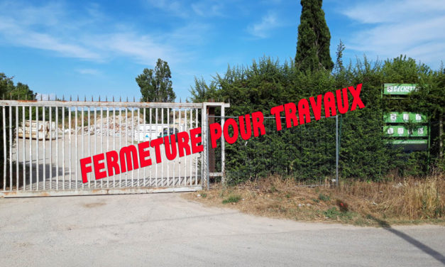 La déchetterie du Cailar fermée pour travaux