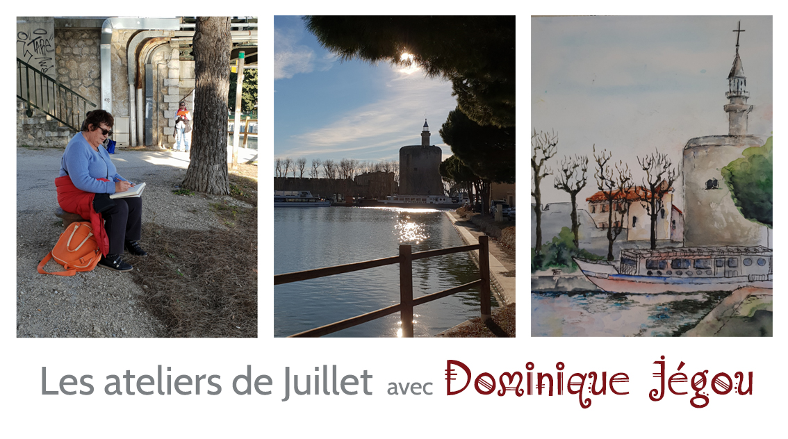 Dessin : Les ateliers de juillet avec Dominique Jégou
