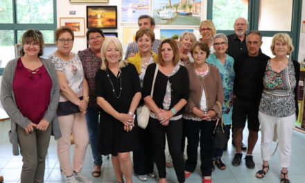 L’association Terre de lumière a présenté ses œuvres au port de Gallician