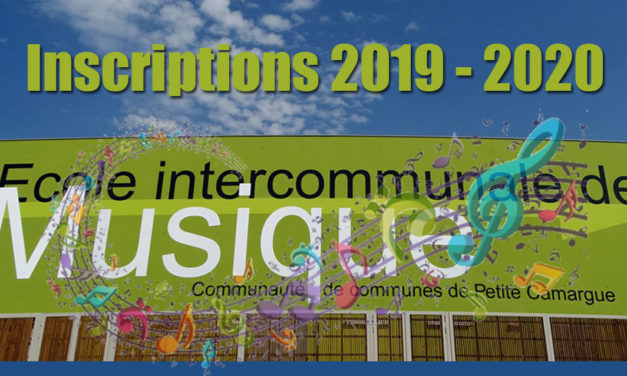 Inscriptions à l’école de musique de Petite Camargue