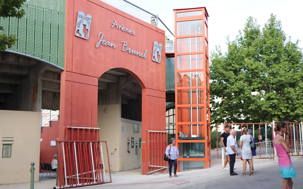 Vauvert : l’élévateur des arènes a été inauguré