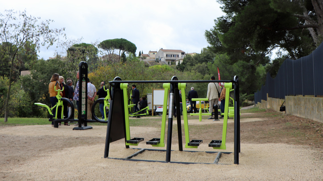 Un parcours de santé et de fitness au Parc du Castellas