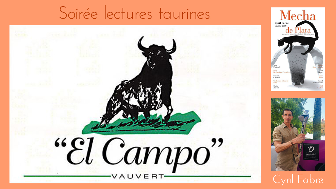 El Campo propose une Soirée lectures taurines