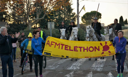 Téléthon Force “B” au départ à Franquevaux.