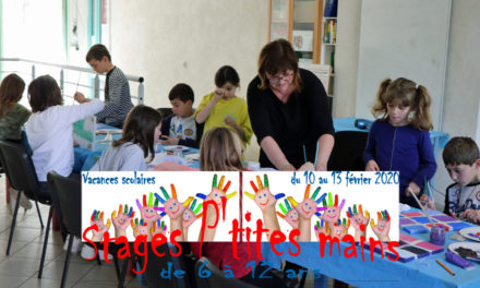Stages p’tites mains au centre culturel pour les 6 / 12 ans