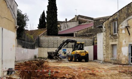 Travaux en cours à Beauvoisin