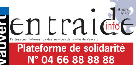 Vauvert : une plateforme de solidarité municipale