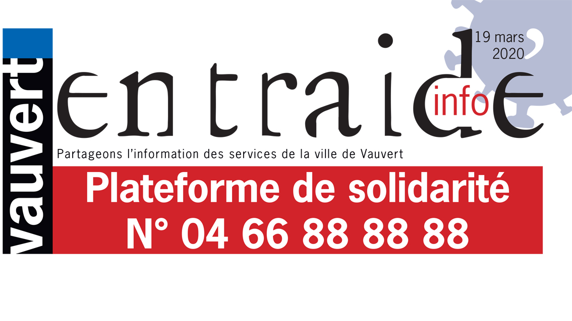 Vauvert : une plateforme de solidarité municipale