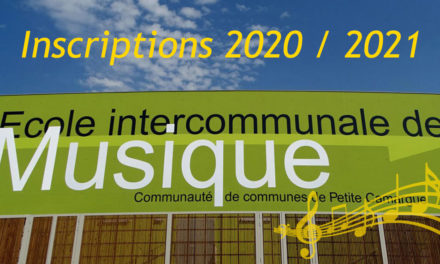 École de musique de Petite camargue : Inscriptions 2020 / 2021