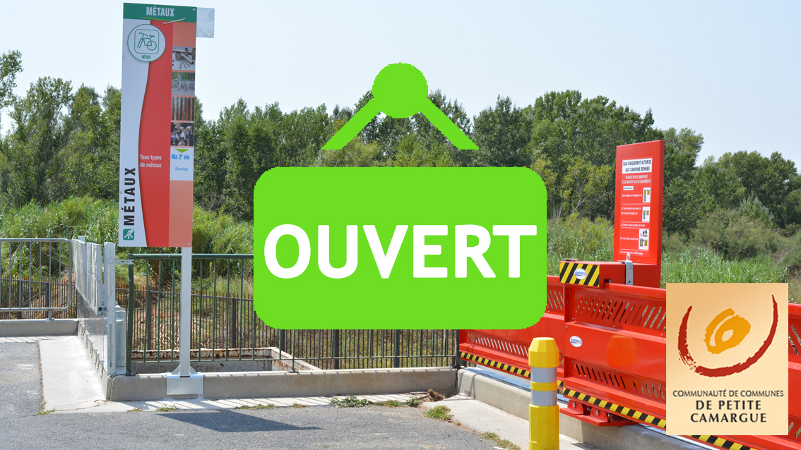 Petite Camargue : Ouverture des déchèteries