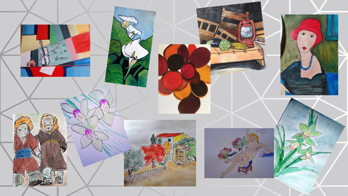 Confinement : S’évader à travers la peinture et le dessin