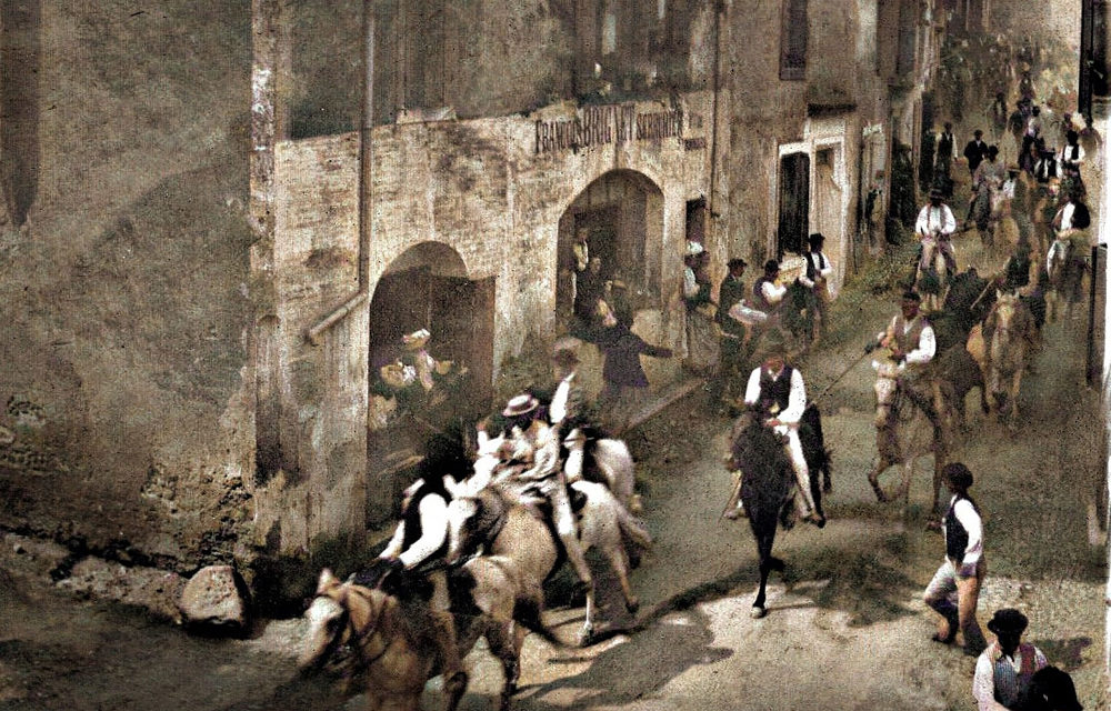 Une photo, une histoire : Abrivado à Beauvoisin.