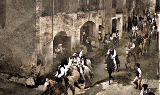 Une photo, une histoire : Abrivado à Beauvoisin.