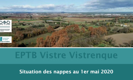 VISTRE VISTRENQUE : LA SITUATION DES NAPPES AU 1ER MAI 2020