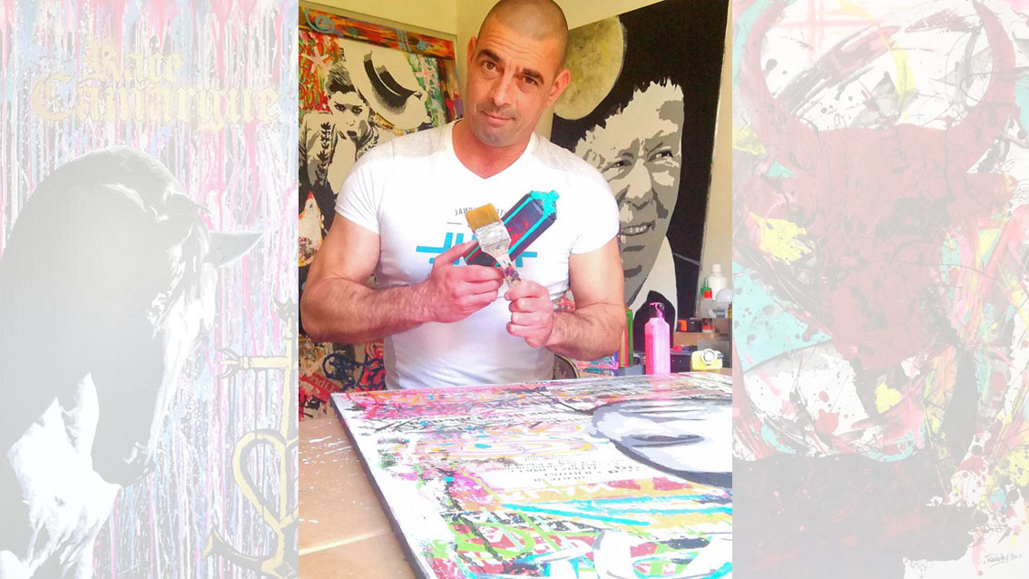Du tag à la fresque, le peintre Teddy D bouscule les traditions