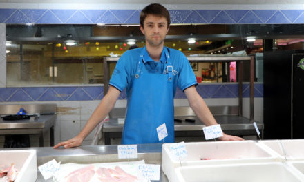 Folco Jullien à ramené le poisson frais à Vauvert