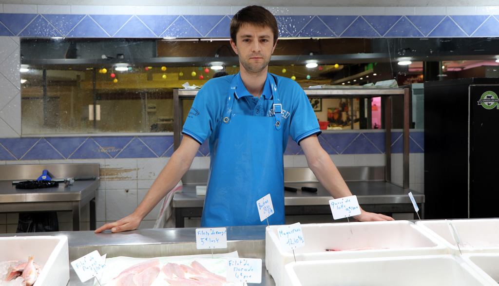 Folco Jullien à ramené le poisson frais à Vauvert