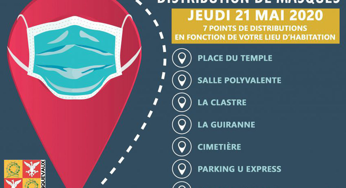 Beauvoisin : Distributions de  masques