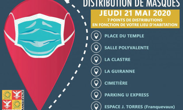 Beauvoisin : Distributions de  masques
