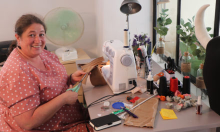 Anne Pineau a ouvert un atelier boutique au cœur de Vauvert