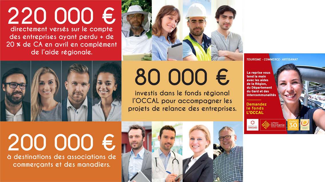 La communauté de Petite Camargue aux côtés de la Région et du Département pour soutenir l’économie locale