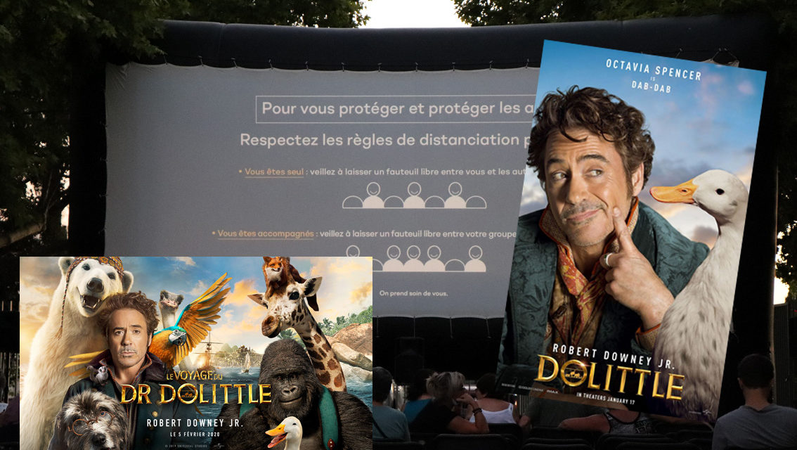 Ciné plein air : « Le voyage du Dr Dolittle » aux arènes de Gallician, dimanche soir