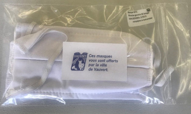 Vauvert : La ville distribue des masques pour les enfants