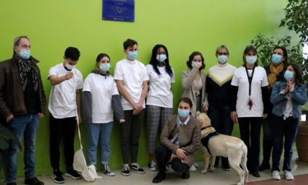 Erasmus : Une plaque a été posée au collège pour marquer le premier projet de mobilité européenne