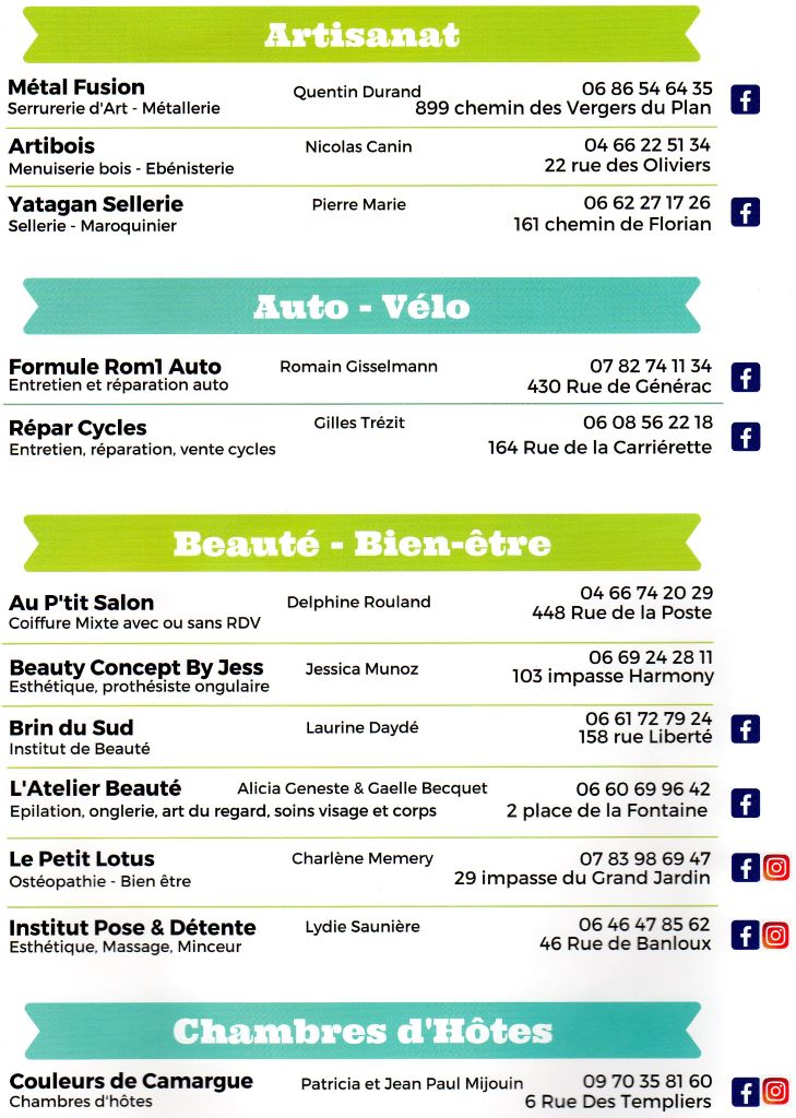 annuaire Forces Vives