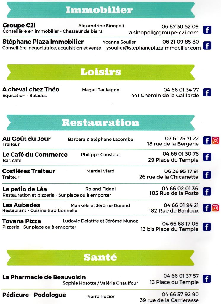 annuaire Forces Vives