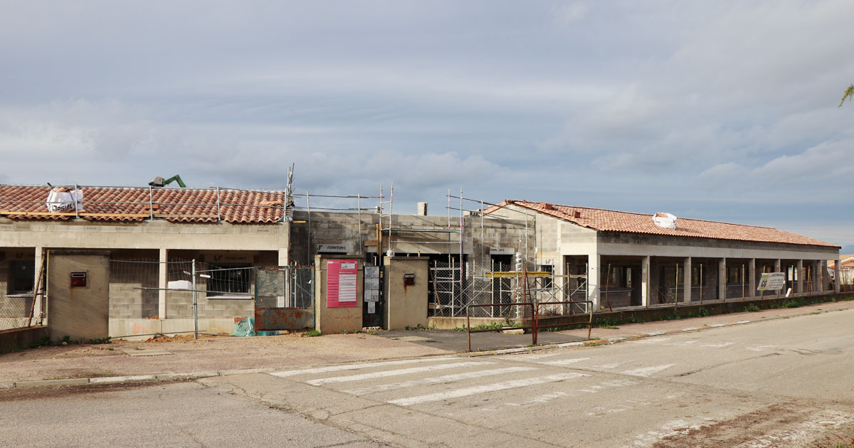 La construction de la nouvelle école Notre Dame avance à grands pas !