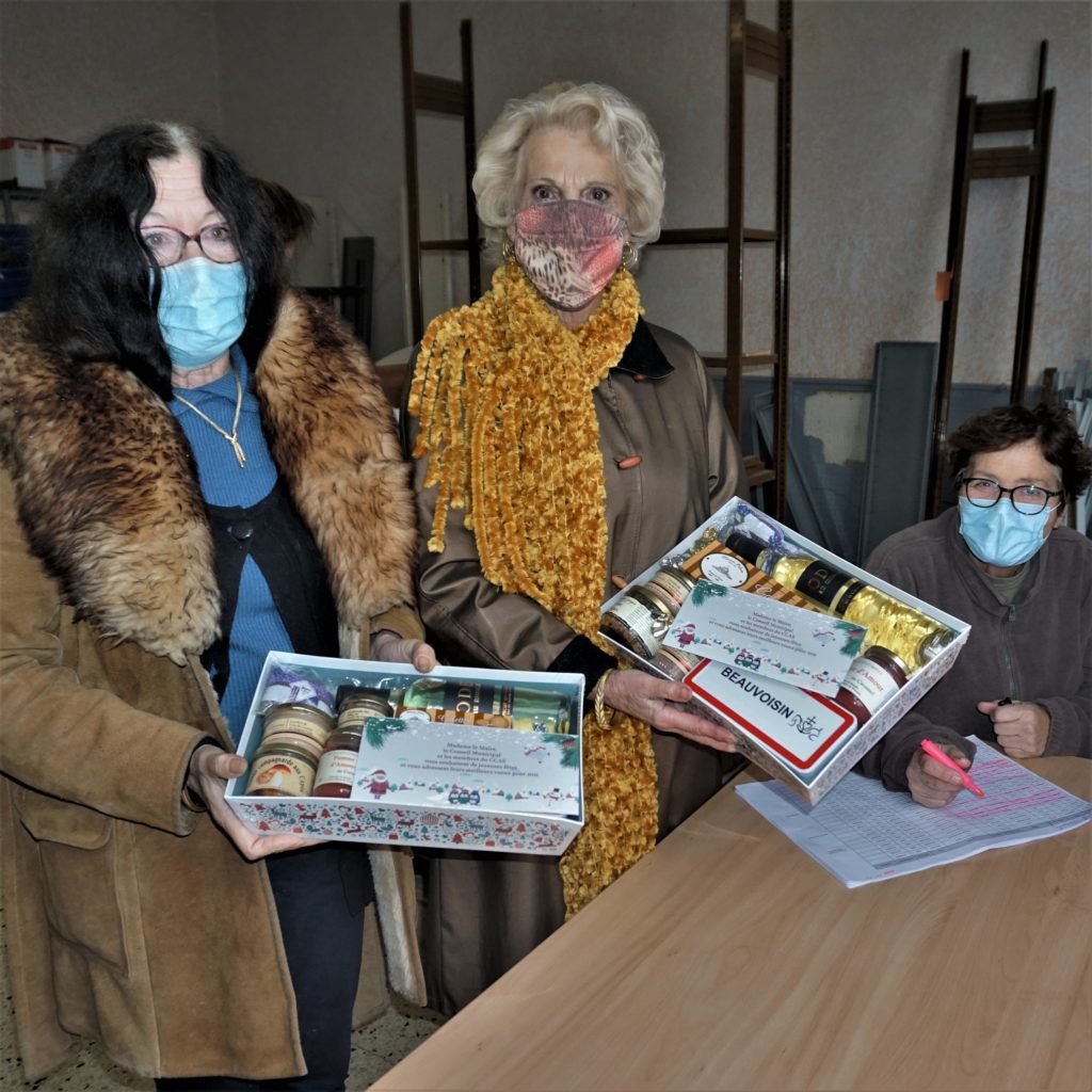 Distribution colis de Noël