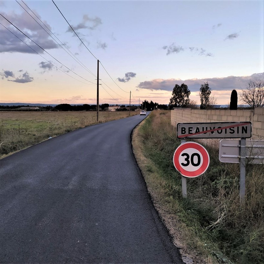 Enrobage Route Aubord Beauvoisin