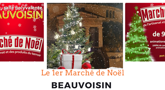 Le premier Marché de Noël de Beauvoisin