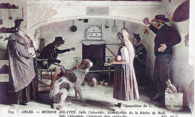 Une photo une histoire : la bûche ou Cacho-fio