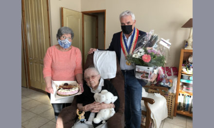 Bon anniversaire Madame Laurens pour vos 100 ans !