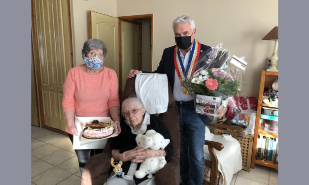 Bon anniversaire Madame Laurens pour vos 100 ans !