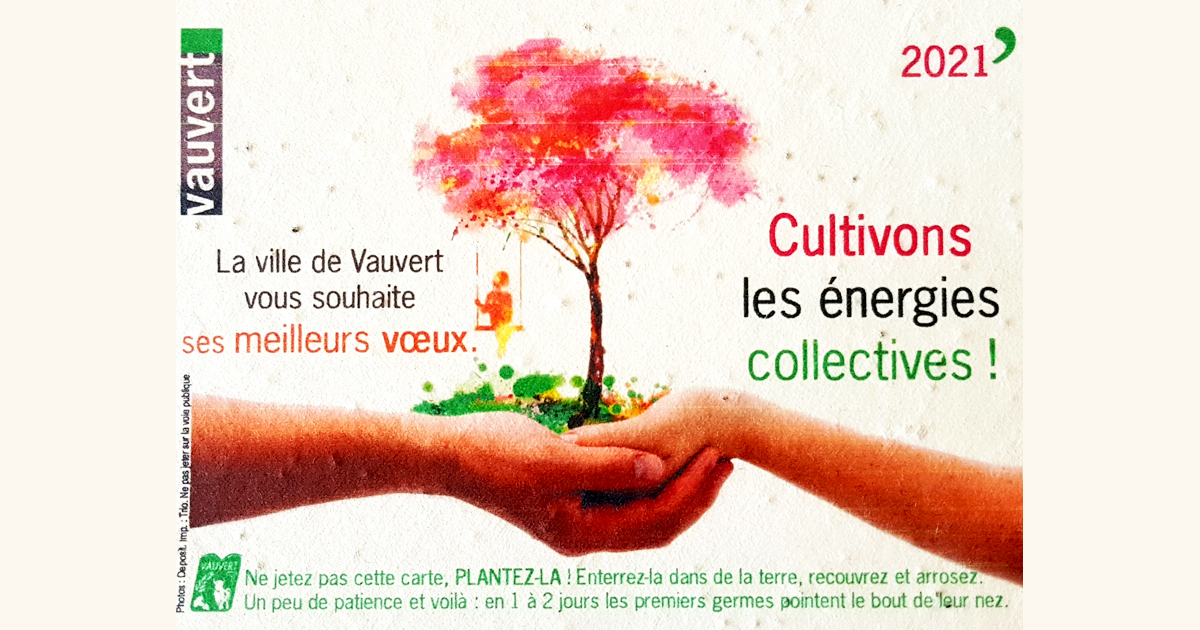 Vœux : De jolis coquelicots pour l’espoir du renouveau