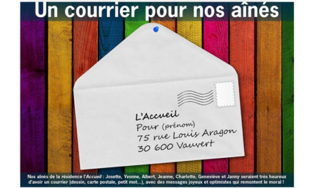 Vauvert : Un courrier pour nos aînés