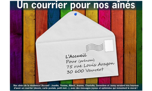 Vauvert : Un courrier pour nos aînés