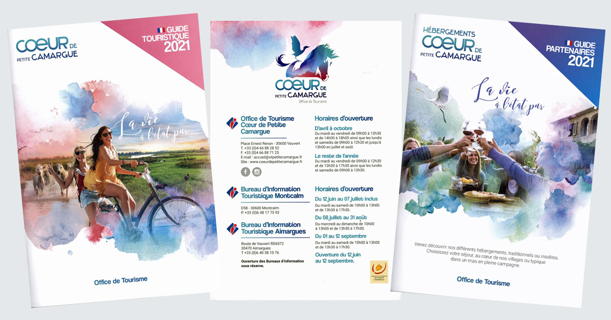 L’Office de tourisme Cœur de Petite Camargue sort son guide touristique 2021
