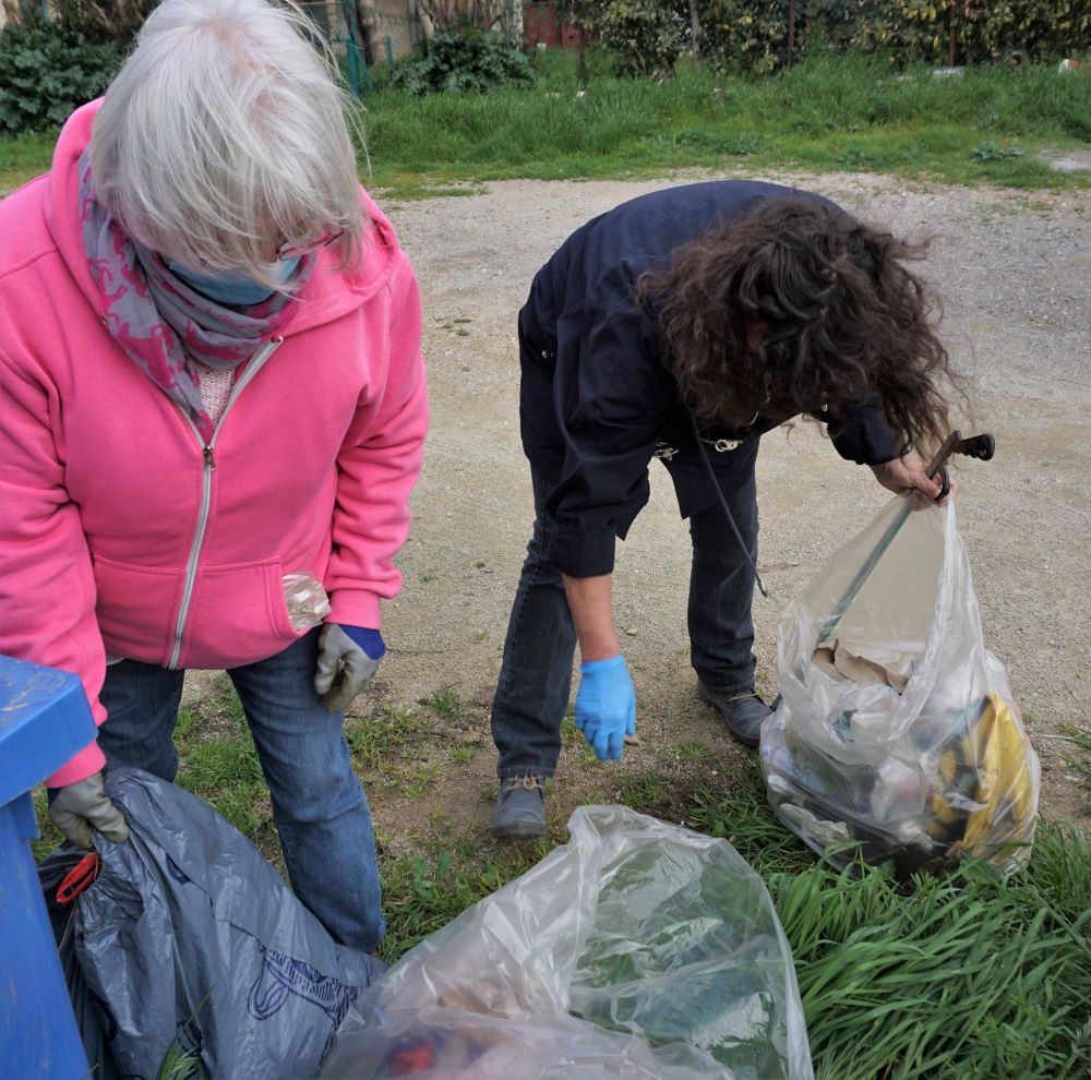 Ramassage de détritus