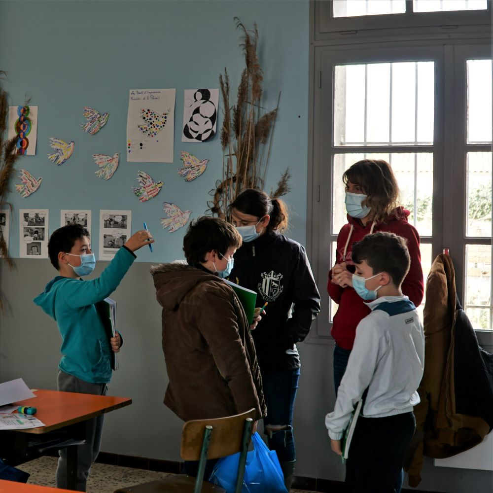 Départ pour le marais