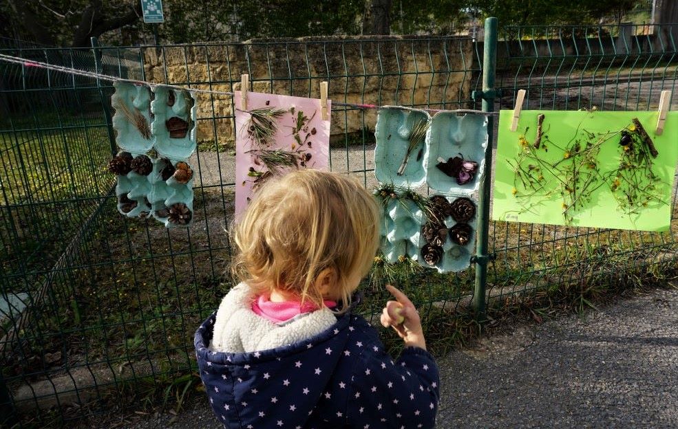 La grande lessive à la crèche