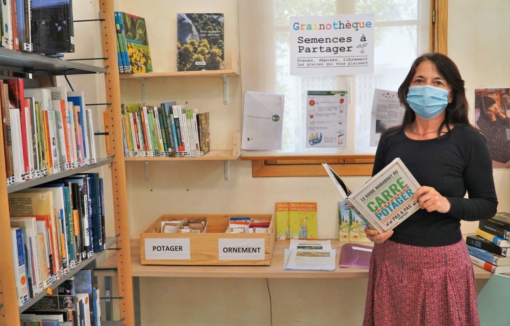 La grainothèque à la Médiathèque de Beauvoisin Franquevaux