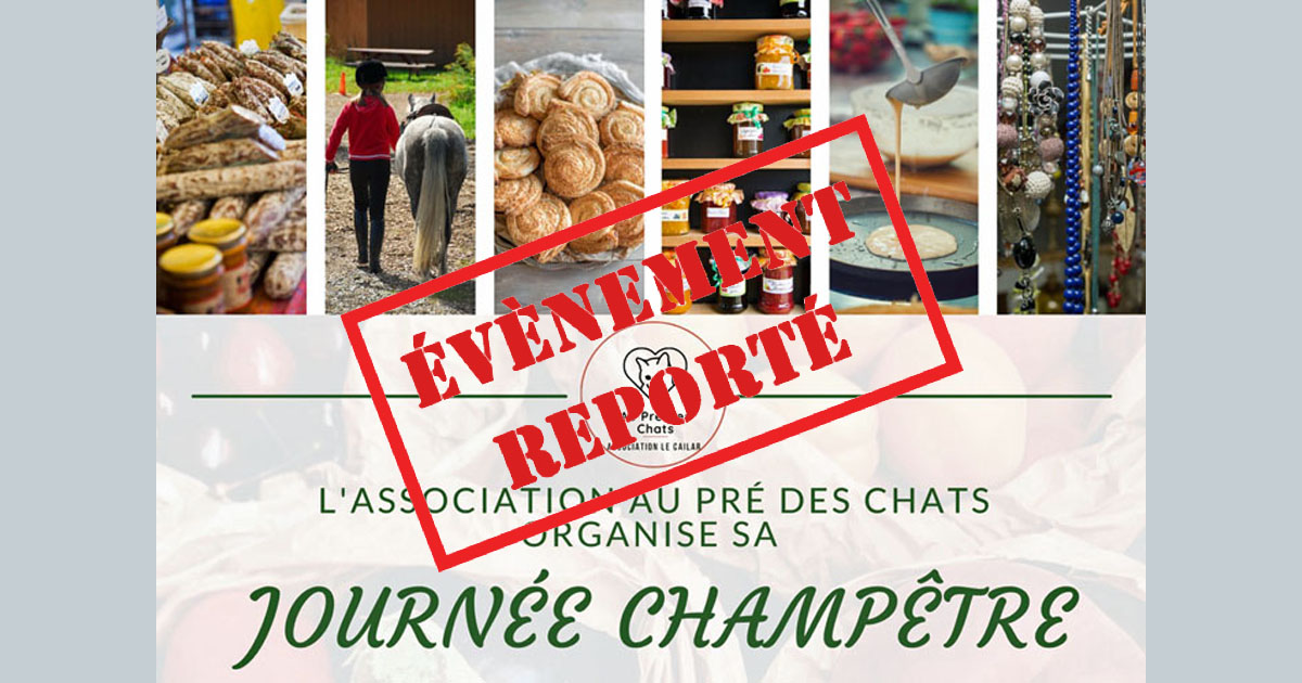 Le Cailar : La Journée champêtre reportée au 29 mai